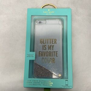 Kate Spade Gold Glitter Phone Case